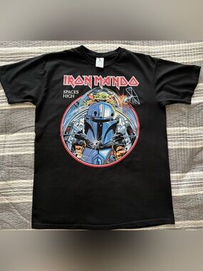 Star Wars Iron Maiden Black Tee